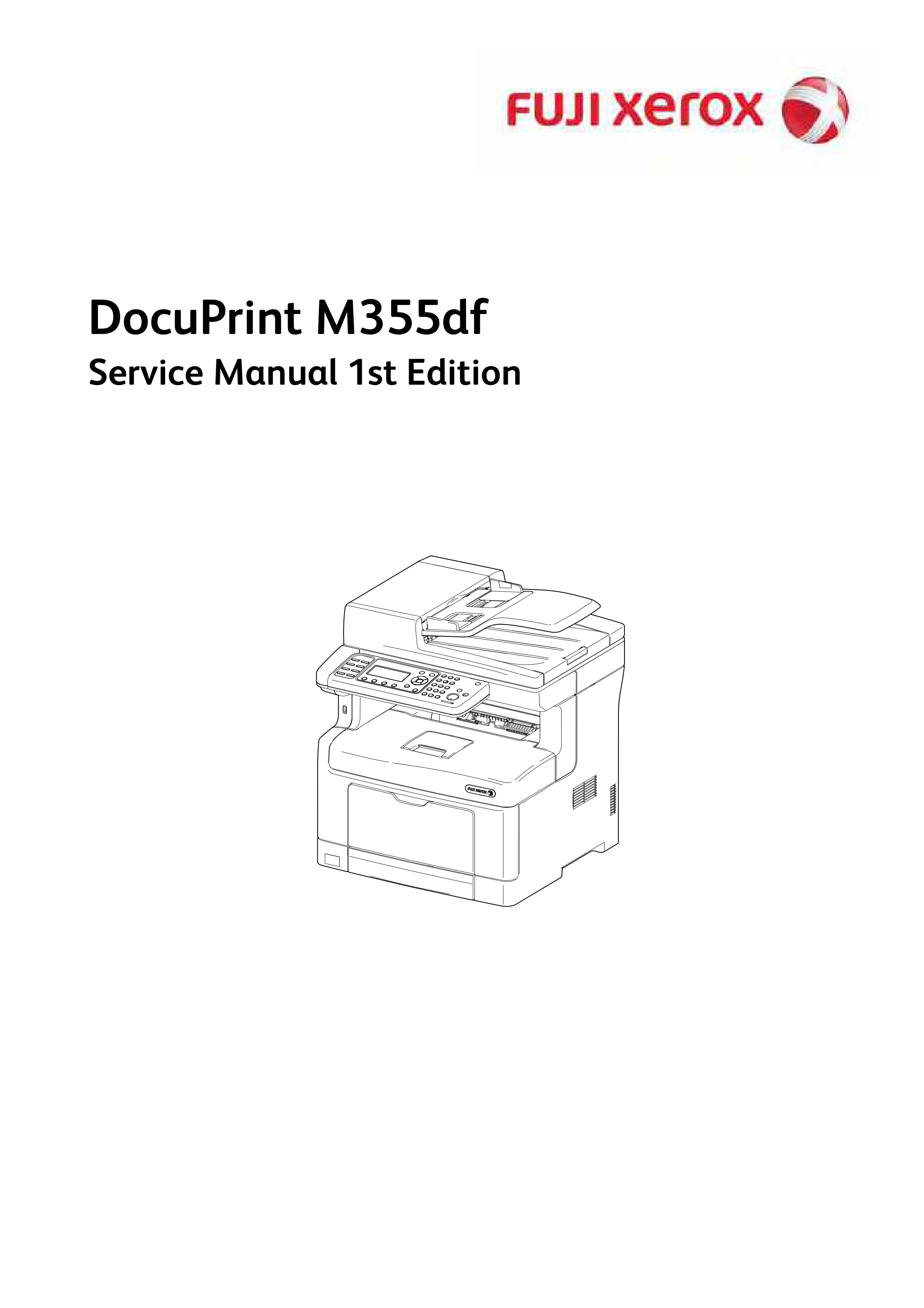 1705富士施乐 DocuPrint M355df 黑白激光打印机英文维修手册