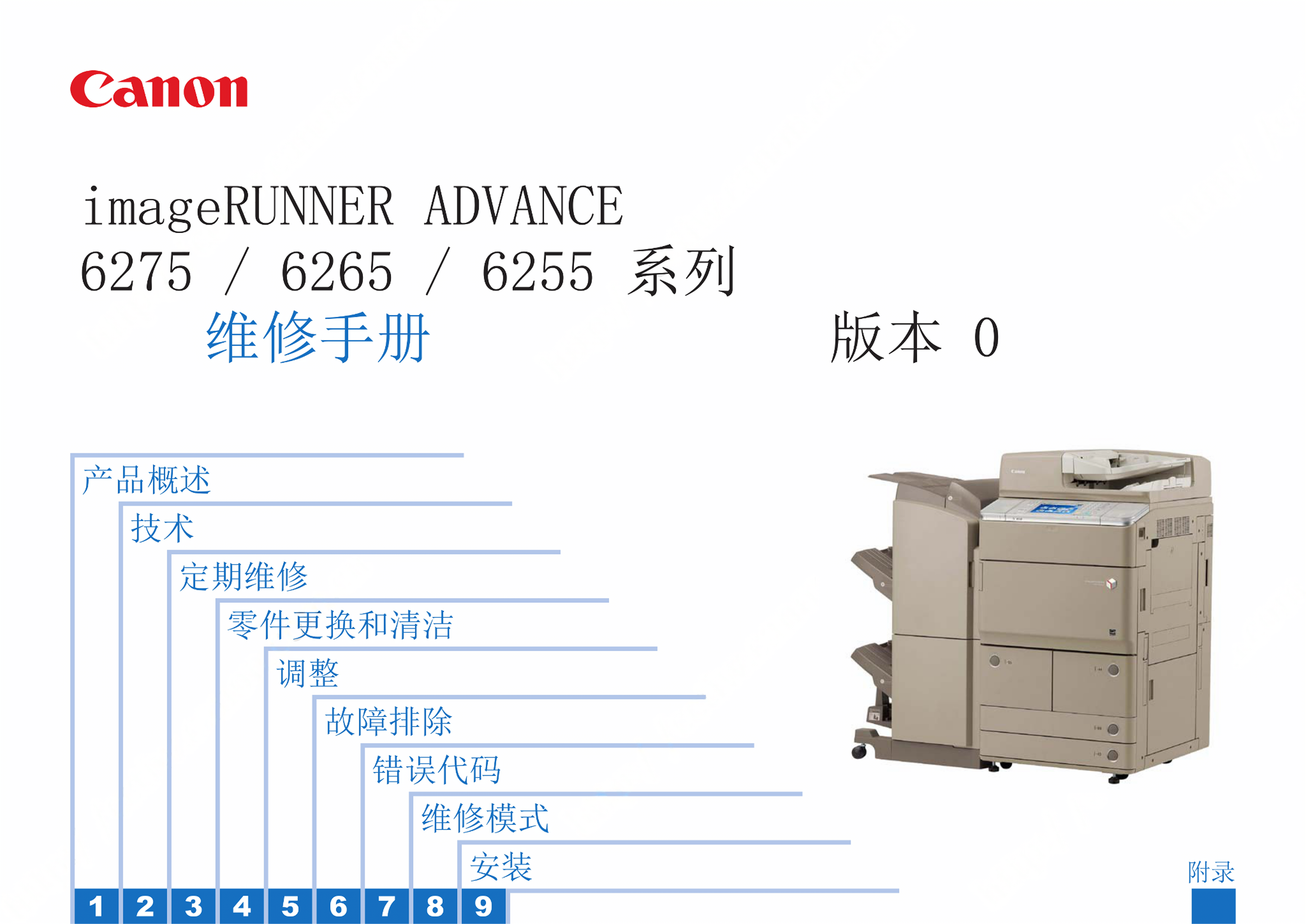 1279佳能 iR ADV 6275 6265 6255 维